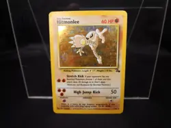 Pokemon TCG -Hitmonlee 7/62 Fossil Holo-NM - Image 1