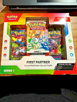 Pokemon TCG First Partner Illustration Collection Series 1 Box New Sealed inhand - Image 1