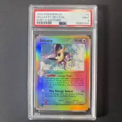 2003 Pokemon EX Ruby & Sapphire 5 Delcatty Reverse PSA 9 - Image 2