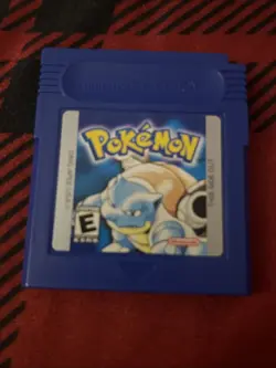 Pokemon Blue - Nintendo Gameboy New Battery Socket Cart ONLY Authentic Tested - Image 1