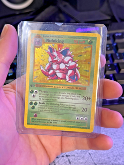 1999 Pokemon Base Set Nidoking #11/102 Holo - Image 2