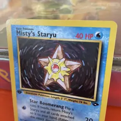 Pokemon TCG Misty's Staryu 90/132 Gym Heroes 1st Edition Common WOTC Vintage - Image 4