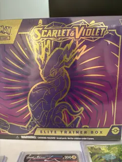 Nintendo Pokemon TCG Scarlet & Violet Elite Trainer Box - 9 Packs 820650853418 - Image 1