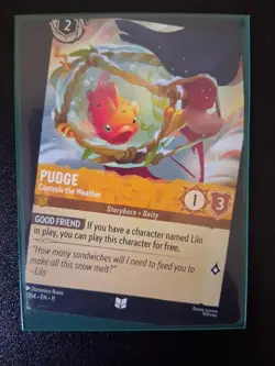 Disney Lorcana TCG MISCUT Pudge - Controls the Weather 204 Lilo & Stitch - Image 1