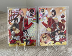 Uzumaki Uchiha NRSS-SE-001 002 Ultra Rare NewYears Naruto Kayou Card Mint - Image 1