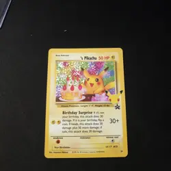 Pokemon Card _'s Pikachu Black Star Promo - Birthday Pikachu Celebrations ENG - Image 1