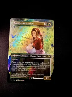 Aerith, Last Ancient (Borderless) (Chocobo Track Foil) Commander: Final Fantasy - Image 3