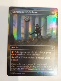 Commander's Sphere (Borderless) Commander Masters Foil - Image 1