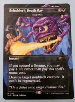 MTG - Beholder's Death Ray (Snuff Out) - Secret Lair Drop - Regular - Image 1