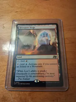 Magic: The Gathering Riverpyre Verge DFT-EN260 Rare Land Regular Card - Image 1