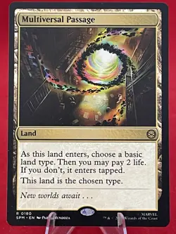 Multiversal Passage 0180 Mtg Magic The Gathering Regular Rare SPM NM - Image 1