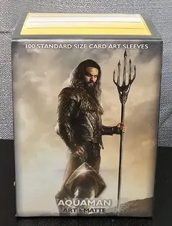 Dragon Shield Matte DC Justice League Aquaman Standard Size 100 Sleeves - Image 1