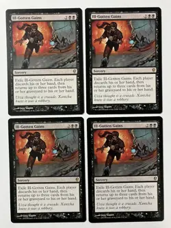 Magic The Gathering MTG Ill-Gotten Gains X4 Cards Conspiracy Regular Rare - Image 1
