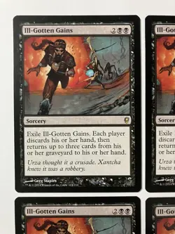 Magic The Gathering MTG Ill-Gotten Gains X4 Cards Conspiracy Regular Rare - Image 2