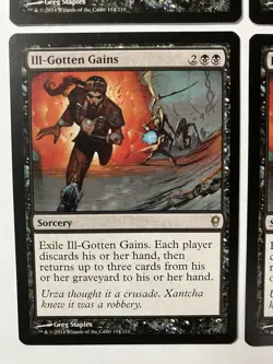 Magic The Gathering MTG Ill-Gotten Gains X4 Cards Conspiracy Regular Rare - Image 5