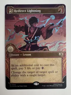Redirect Lightning (Showcase) Avatar: The Last Airbender Foil - NM - Image 1