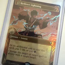 Redirect Lightning (Showcase) Avatar: The Last Airbender Foil - NM - Image 3