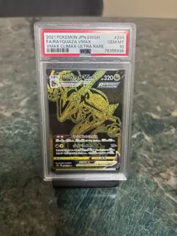 PSA 10 Rayquaza VMAX 284/184 VMAX Climax S8B Japanese Pokemon 2021 - Image 1