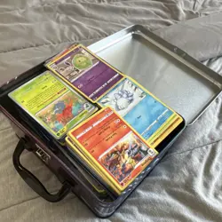Pokemon bulk with lunchbox included hallows and base cards - Image 2