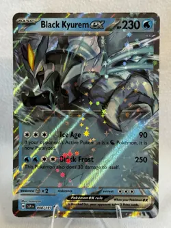 Black Kyurem ex 048/191 Surging Sparks Double Rare Holo Pokemon TCG Card NM - Image 1