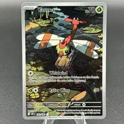 Pokemon 2025 SV Destined Rivals Yanma 183/182 Illustration Rare Near Mint - Image 1