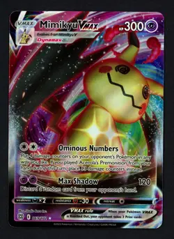 Mimikyu VMAX 069/172 SWSH09: Brilliant Stars Holofoil Ultra Rare Pokemon TCG - Image 1