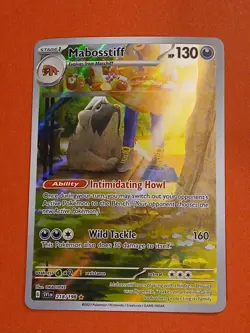 Pokemon Scarlet & Violet Base Set Mabosstiff 218/198 Illustration Rare - Image 1