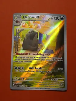 Pokemon Scarlet & Violet Base Set Mabosstiff 218/198 Illustration Rare - Image 2