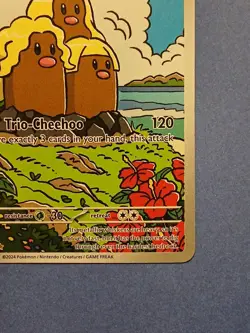 Pokemon Scarlet & Violet Surging Sparks Alolan Dugtrio 208/191 Illustration Rare - Image 4
