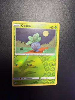 Pokemon TCG Oddish 6/214 Unbroken Bonds Reverse Holo NM Free Shipping - Image 1