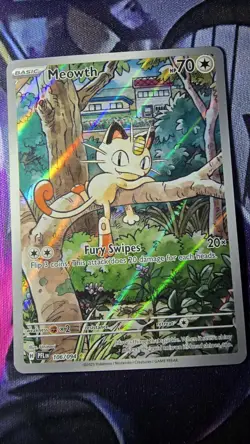 Pokemon TCG Meowth Black Star Promos Holo - Image 1
