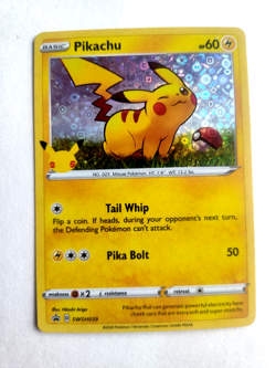 Pokemon TCG General Mills 25th Anniversary Promo Pikachu HOLO SWSH039 - NM - Image 1