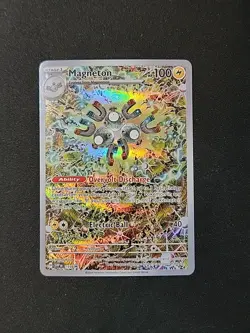 Pokemon TCG Magneton SVP 159 Surging Sparks Promo Card NM Condition - Image 1