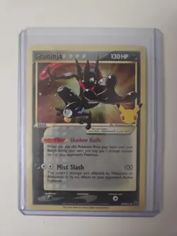 Pokemon Greninja Gold Star Holo Promo Black Star SWSH144 Celebrations #2 - Image 1