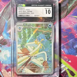 Pokemon Simipour Black Bolt 102/086 Illustration Rare Holo CGC 10 2025 - Image 1