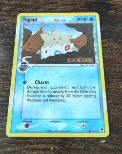 Pokemon Togepi 41/101 Reverse Holo EX Dragon Frontiers Stamped - Image 1