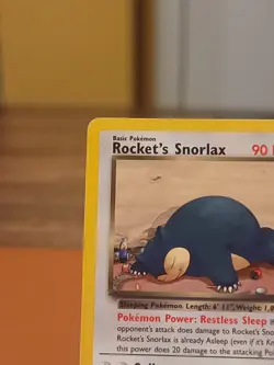 Rocket's Snorlax - 33/132 - Pokemon Gym Heroes Unlimited DMG CREASED - Image 2