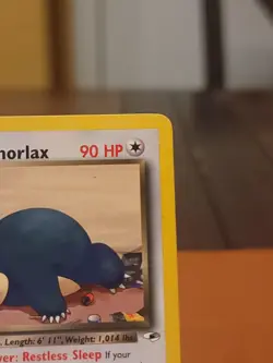 Rocket's Snorlax - 33/132 - Pokemon Gym Heroes Unlimited DMG CREASED - Image 3