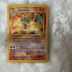 Wizards of the Coast Pokemon TCG Charizard 4/102 Base Set Holo Rare 120 HP - Image 1