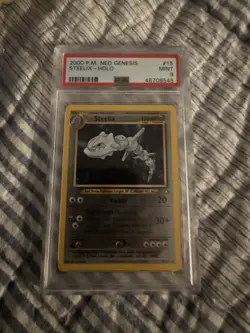 Pokemon TCG Steelix Holo PSA 9 Mint Neo Genesis - Image 1