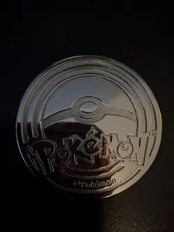 Mega Charizard X EX UPC Ultra Premium Collection Silver Metal Coin 2025 Pokemon - Image 2