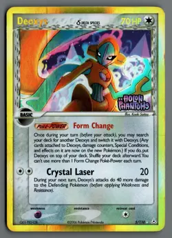 Deoxys (Delta Species - Normal Forme) 5/110 Holon Phantoms Holo Pokemon Card - Image 1