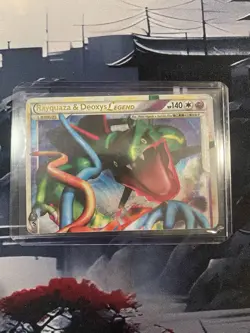 Rayquaza & Deoxys Legend TAG TEAM 89/90 Undaunted Ultra Rare Holo Pokemon Card - Image 1