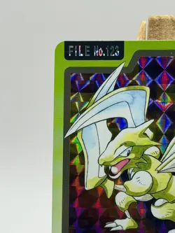 1997 Bandai Pokemon Carddass Scyther Holo File Card – Japanese - Image 2