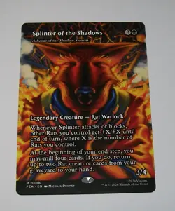 1x Ashcoat of the Shadow Swarm TNMT Source Material Cards Mythic - Image 1