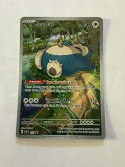 Pokemon Snorlax TCG Black Star Promo Card SVP051 Scarlet & Violet 151 Series - Image 1