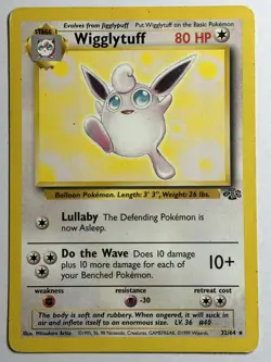 Wigglytuff (32) Jungle 32/64 MP-HP Pokemon Card - Image 1