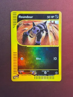 HOUNDOUR 113/165 Expedition REVERSE HOLO RH E-Series Pokemon TCG card LP - Image 1