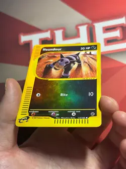 HOUNDOUR 113/165 Expedition REVERSE HOLO RH E-Series Pokemon TCG card LP - Image 2