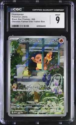 Charmander 044 Sv: Scarlet & Violet Promo Cards Holo CGC 9 - Image 1